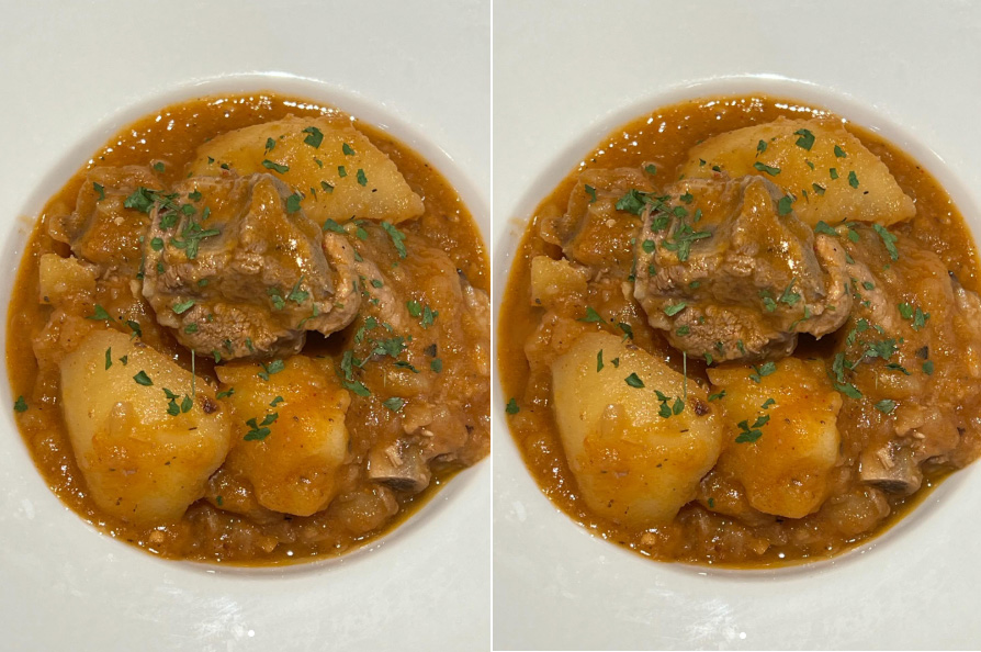 Esta semana tenemos - Papitas guisadas con costillas