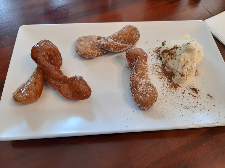 Postres de temporada Pestiños de Miel y Azúcar