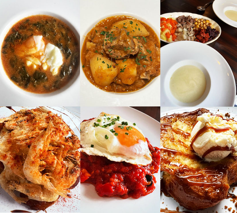 Platos Potajes Guisos Carnes Fritura Marisco Pescado de Invierno